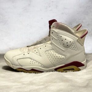 Nike Air Jordan 6 Retro Maroon 2015 384664-116 Size 13 No Insoles/Laces
